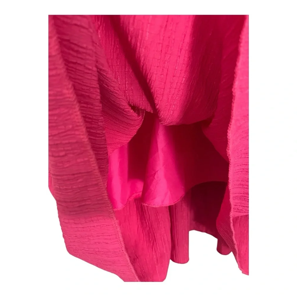 NWT Arshiner pink tiered lines dress